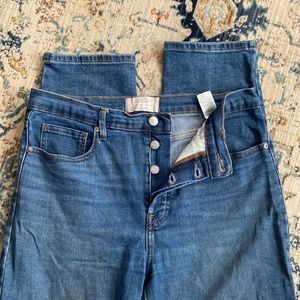 Everlane High Rise Slim Straight Jean